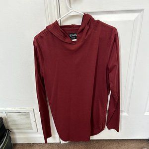 Cuts Clothing Long Sleeve Hooded Shirt
